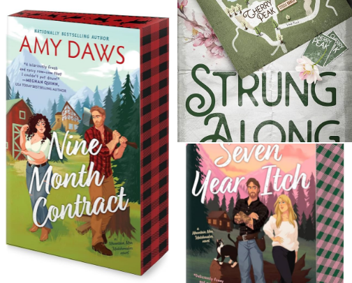 Small town/Cowboy romance book recs cover photo collage