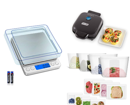 Meal-prep tools on budget cover photo collage
