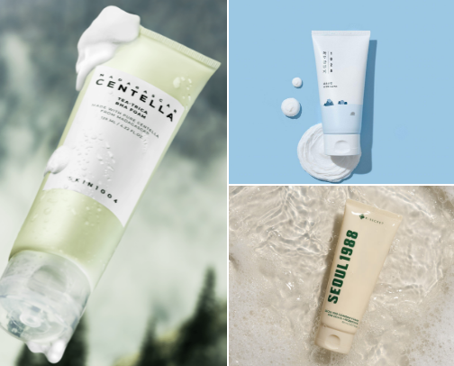 K-Beauty Cleansers for Every Skin Type cover photo collage