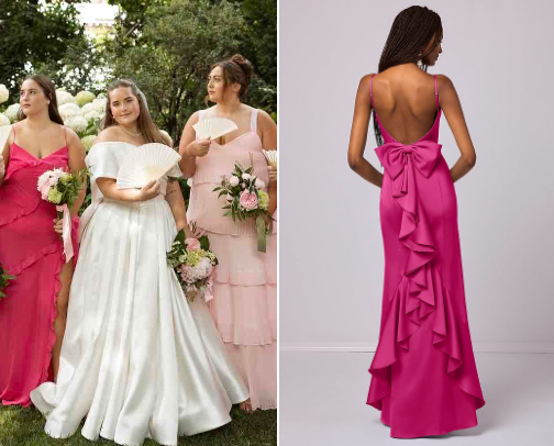 Pink Bridesmaid Dresses That Aren’t Boring cover photo collage