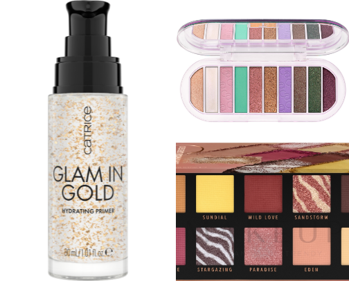 Affordable make-up products for every day cover photo collage