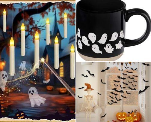Aesthetic Spooky Season: Cozy & Chic Halloween Finds cover photo collage