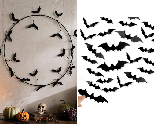 DIY Halloween Anthro Inspired Wreath cover photo collage