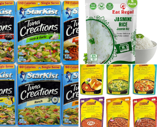 Forgot your lunch? Always have these foods on hand just in case. cover photo collage
