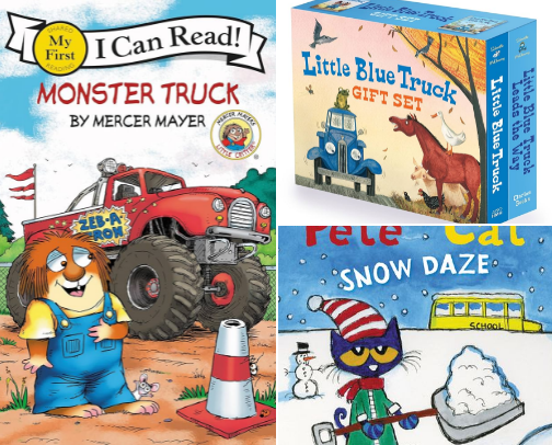 Easy & Fun Books for New Readers cover photo collage