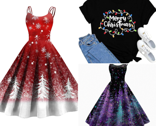 Party Dresses, fashion for women's cover photo collage
