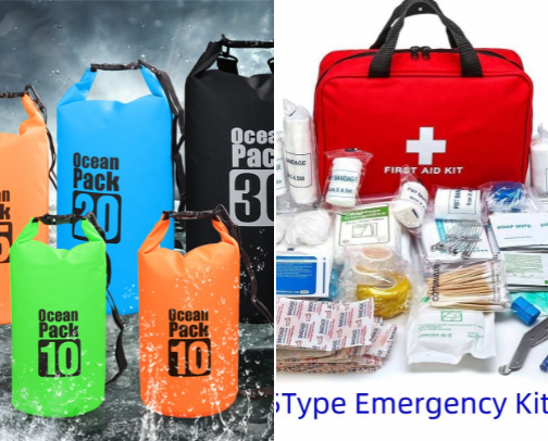 GO BAG Emergency kit cover photo collage