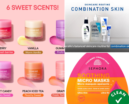 My favorite beauty recs cover photo collage