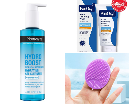 My Skin Care Routine Morning☀️& Night🌙 cover photo collage