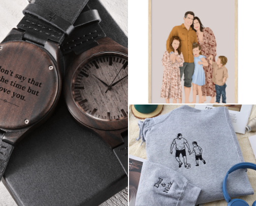 Father's Day Gift Ideas cover photo collage