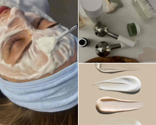 Glow Getter Skincare ✨ cover photo collage