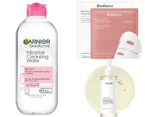 skincare that cleared my skin cover photo collage