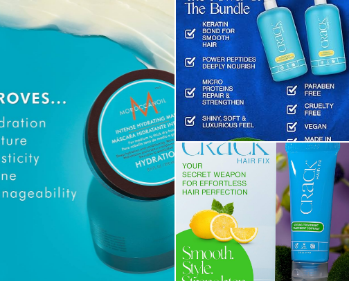 Winter & Humidity Hair Care Essentials cover photo collage