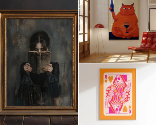 Wall art cover photo collage