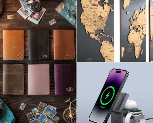 Travel  Equipment and Devices 🌎🏔️🎒 cover photo collage