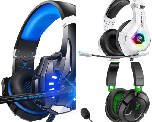 Headsets under 50$ cover photo collage