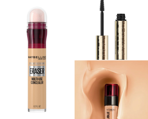 Best drugstore makeup cover photo collage
