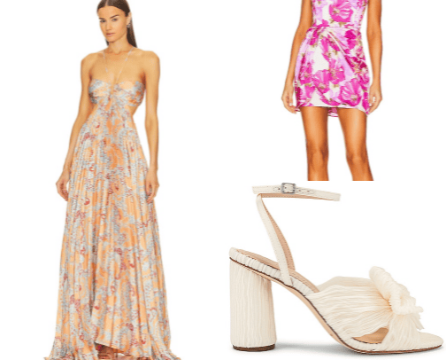 DRESSES + HEELS cover photo collage