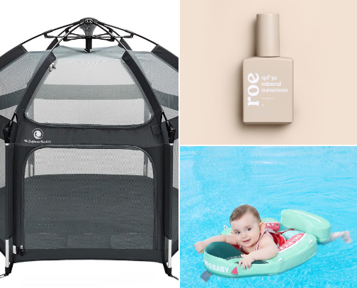 The tips for traveling with babies & toddlers cover photo collage