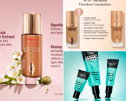 my beauty must haves! cover photo collage