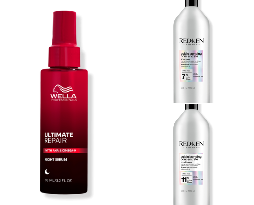 Fall hair care cover photo collage