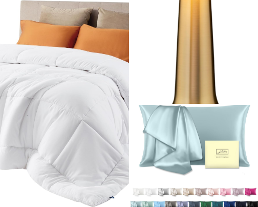Cozy Bedroom Essentials cover photo collage
