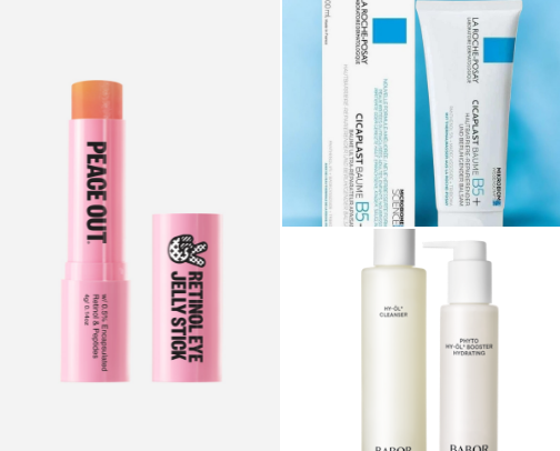 skincare favs : stuffs that work on my dry skin ⭐️ cover photo collage