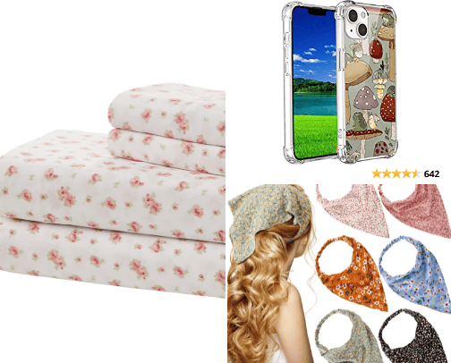 Cottagecore cover photo collage
