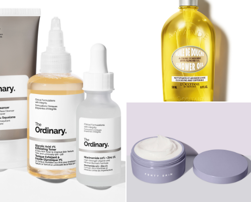 Only the best affordable skincare products cover photo collage