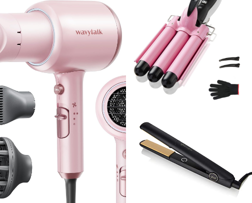 My Girly Hair Essentials cover photo collage