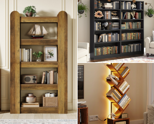 Bookshelves that Enhance Your Cozy Corner cover photo collage