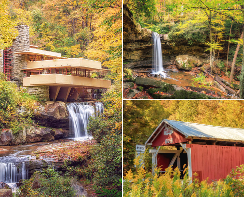Gems in the Pennsylvania Laurel Highlands cover photo collage