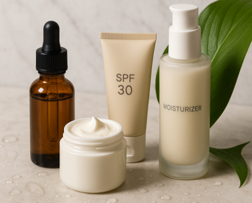 Hydrate It, Protect It: Skincare Staples cover photo collage