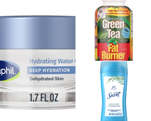 Shower/Hygiene items cover photo collage