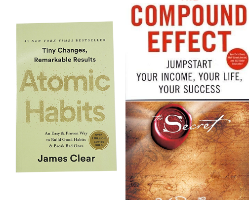 Books I have read for my Personal Development Journey cover photo collage