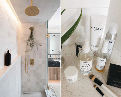 my shower! cover photo collage