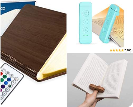 bookish must-have items cover photo collage