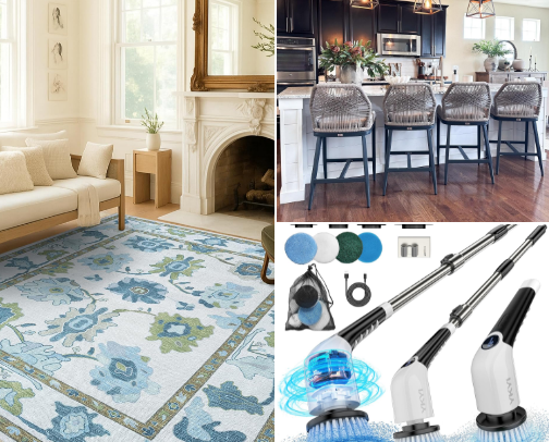 Decor dupes and helpful home purchases cover photo collage