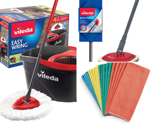 Cleaning products cover photo collage
