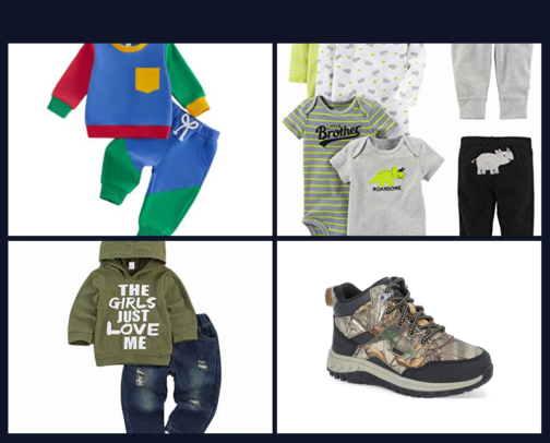 Trendy looks for your little explorer cover photo collage