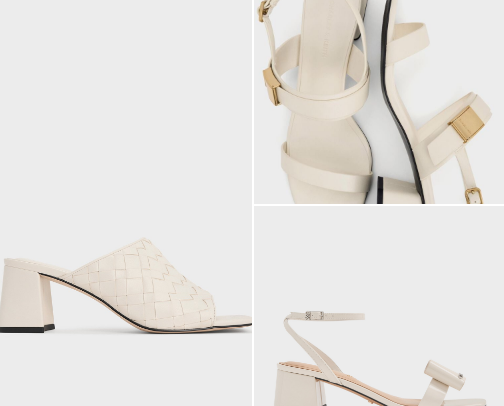 Elegant Steps | Charles & Keith Footwear cover photo collage