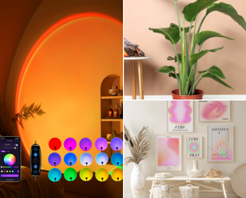 cool girl apartment essentials🪭 cover photo collage