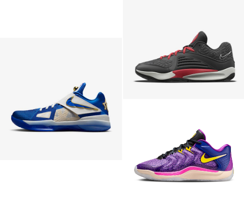 Branded sneakers basketball shoes cover photo collage