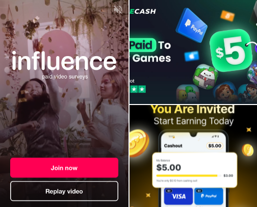 Must have apps to make money on your phone cover photo collage