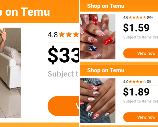 My Temu Purchases cover photo collage