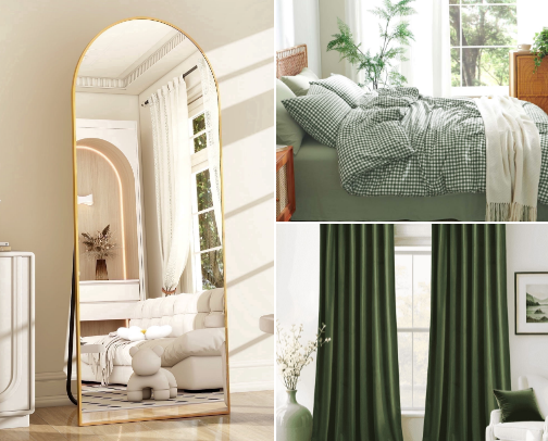 Falling in LOVE with my bedroom cover photo collage