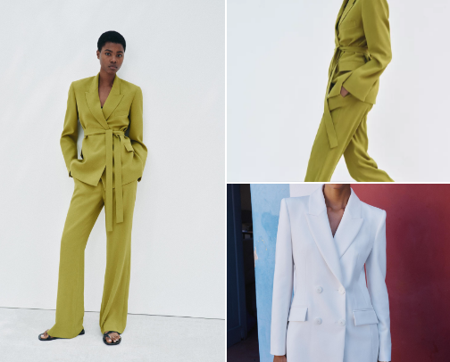 zara must have blazers cover photo collage