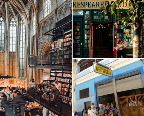 Literary Tourism: Journeys Inspired by Literature cover photo collage