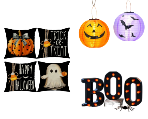 Budget-Friendly Halloween Decor Under $20 🎃🕸 cover photo collage