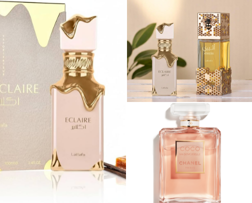 Perfume for a goddess cover photo collage